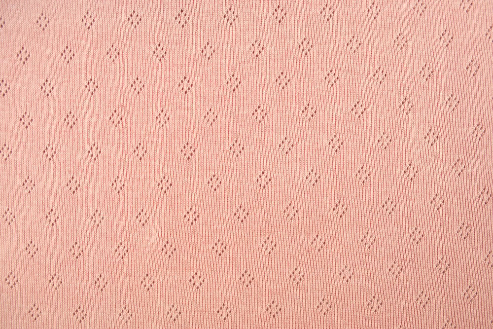 Ajour-Muster Raute - Jersey - Uni