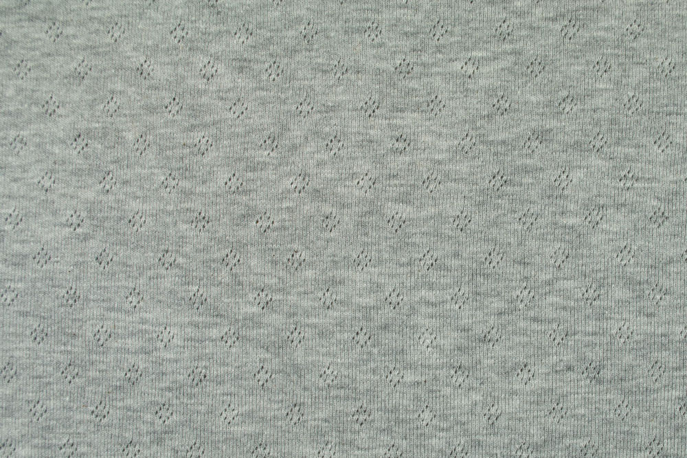 Ajour-Muster Raute - Jersey - Uni