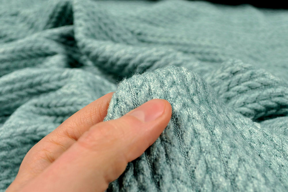 Sweatshirt-Stoff Premium - Angora-Touch