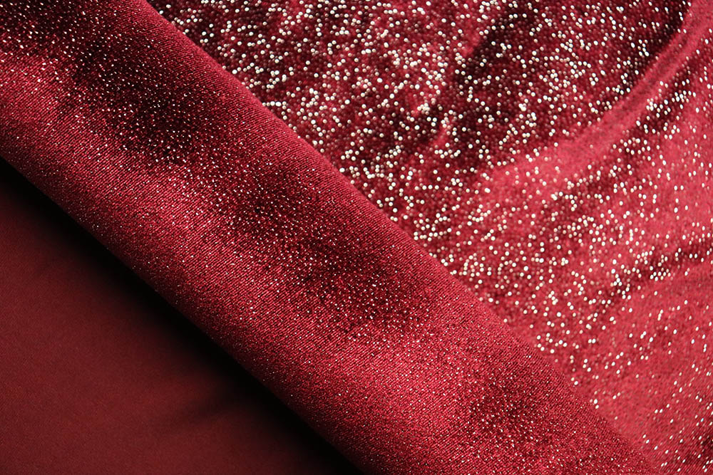 Tanzkleiderstoff Queen - Bordeaux