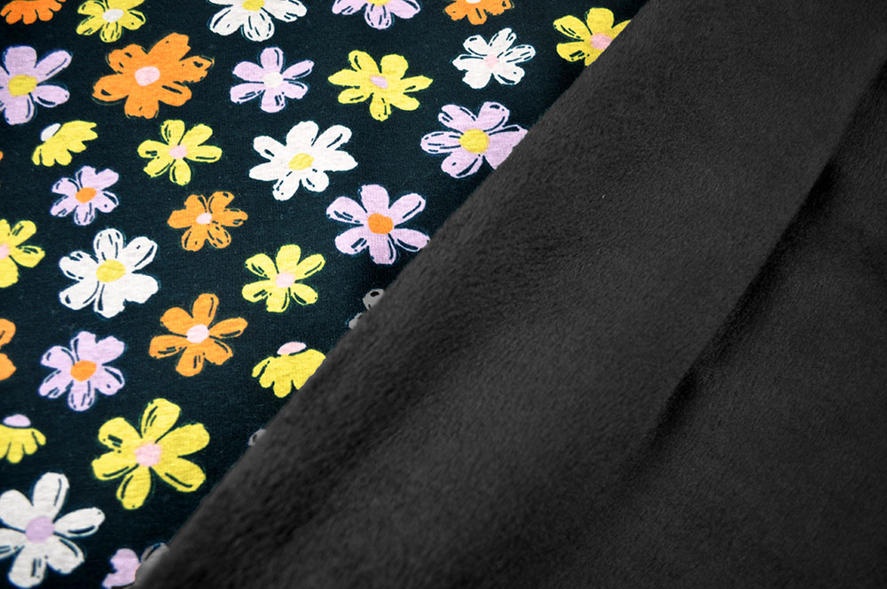 Alpenfleece - Flores - Schwarz