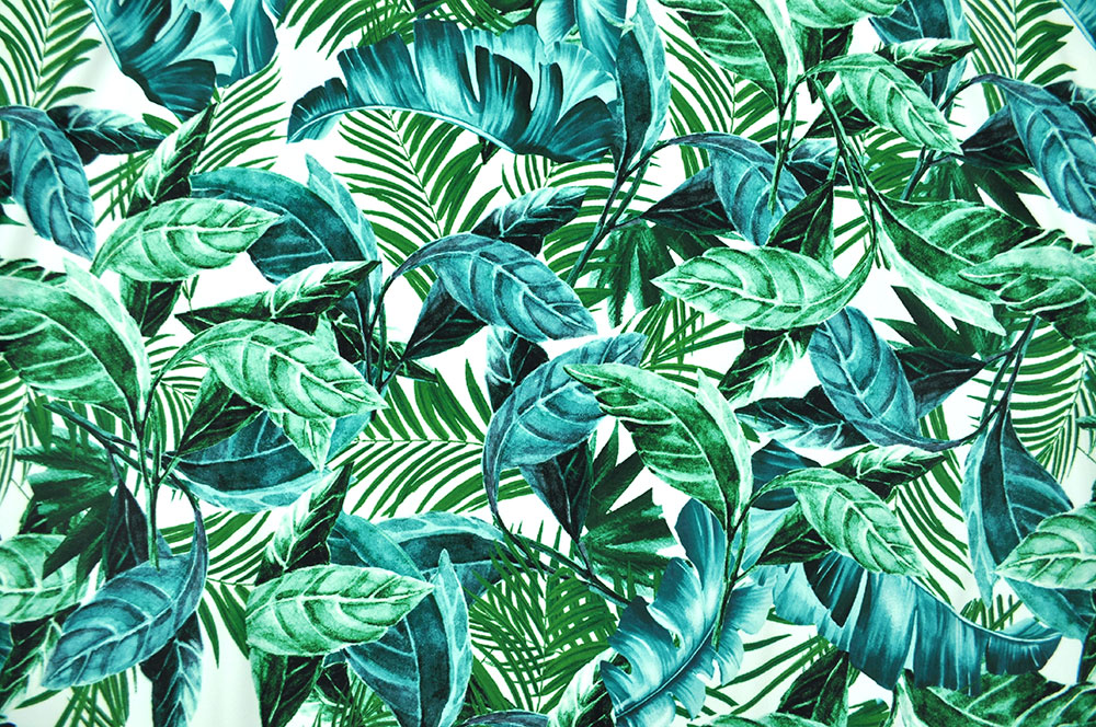 Badeanzugstoff - Tropical Plants
