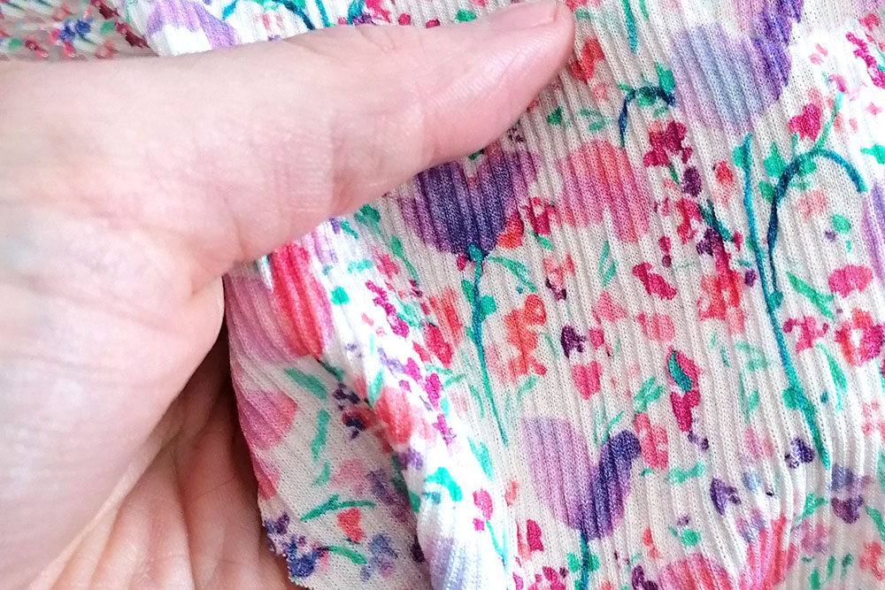 Plissee-Jersey - Leni - Design 3