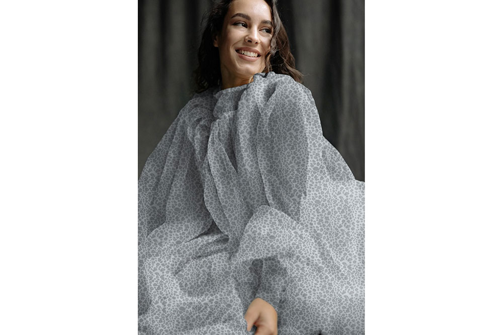 Mesh bedruckt - Leopard