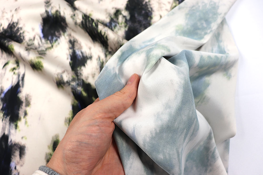 Stretch Satin - Impressionist Garden