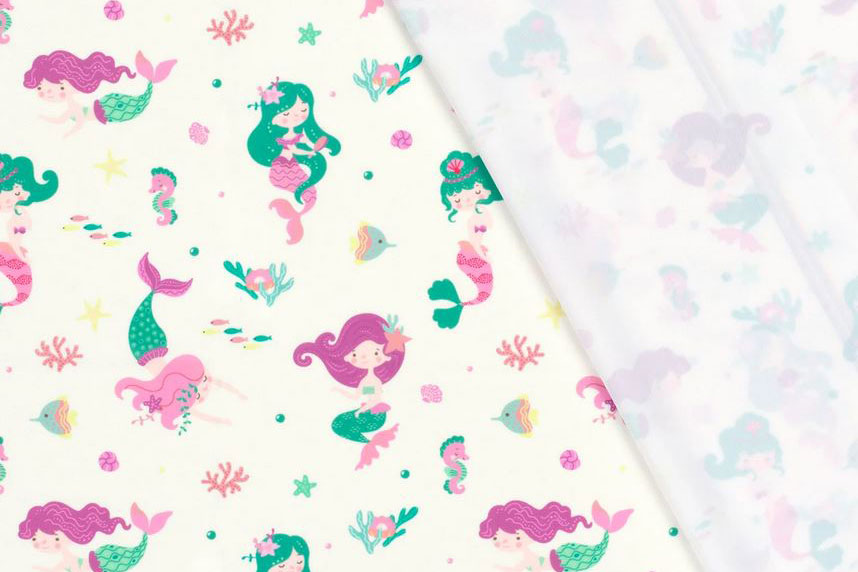 Badeanzugstoff Recycling - Meerjungfrau