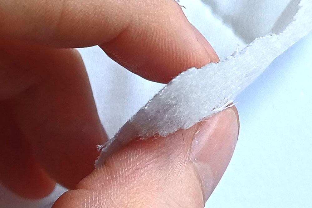 Baumwoll-Steppfutter - Weiß