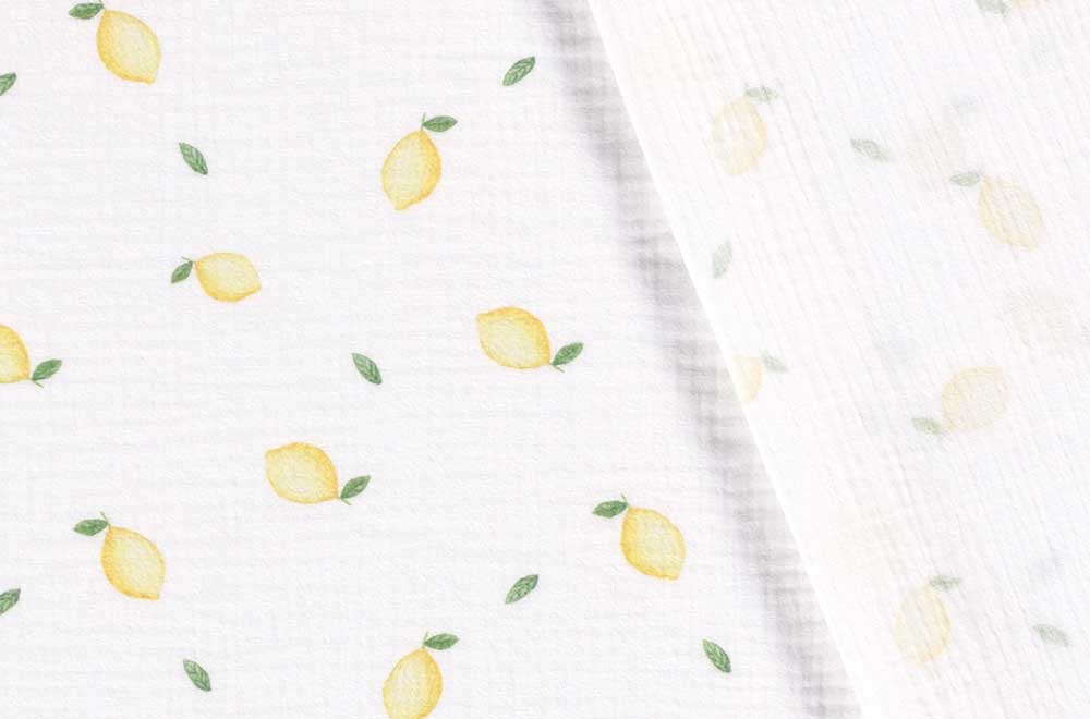 Musselin Digital - Zitronen