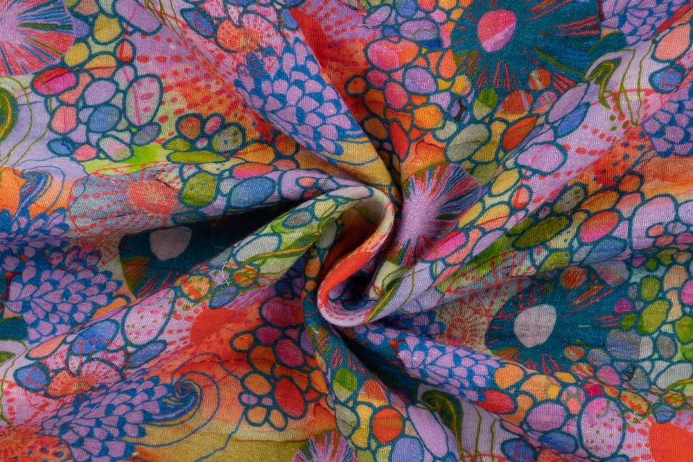 Musselin - Abstract Flowers