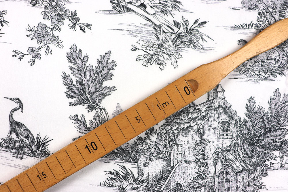 Viskosestoff - Toile de Jouy - Erntezeit