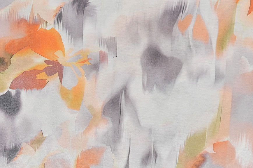 Viskose-Glanz - Faded Flower