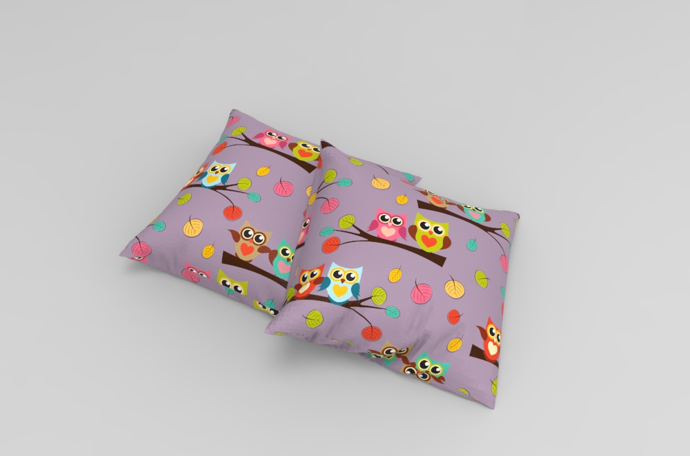 Blackout, perm. schwer entflammbar - Kuschel-Eulen