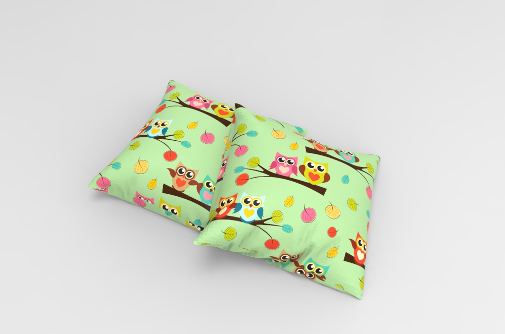 Blackout, perm. schwer entflammbar - Kuschel-Eulen