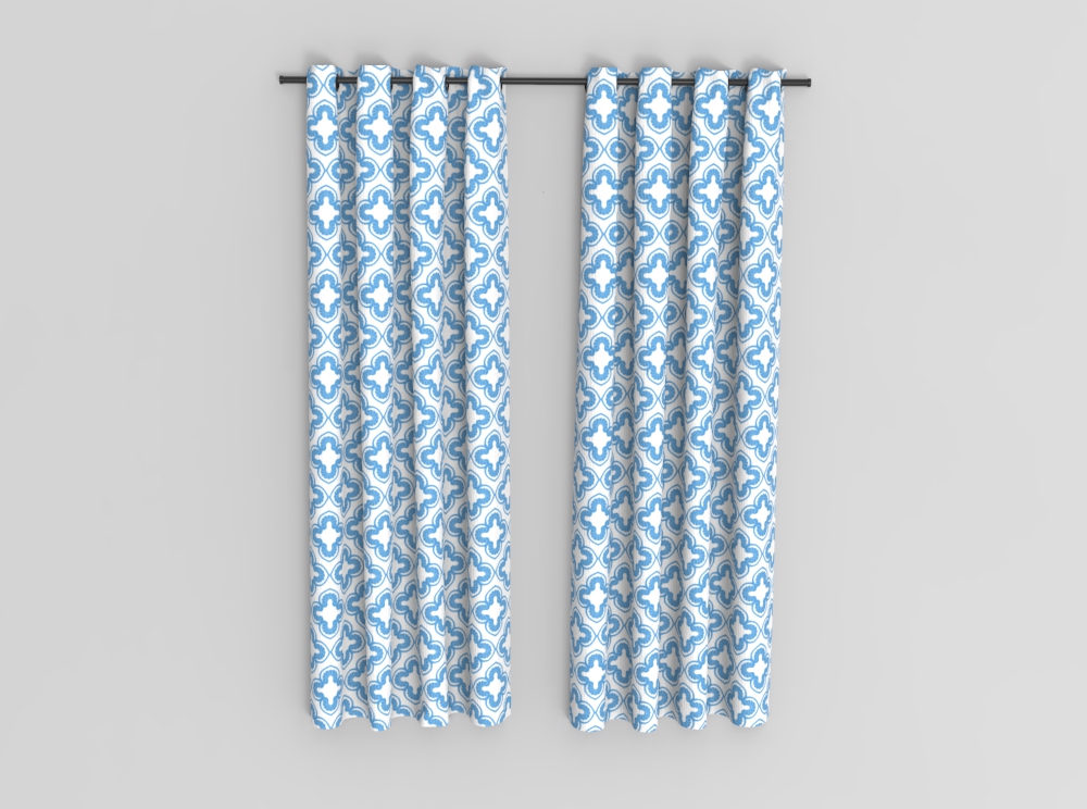 Blackout - permanent schwer entflammbar - Barock-Garten II