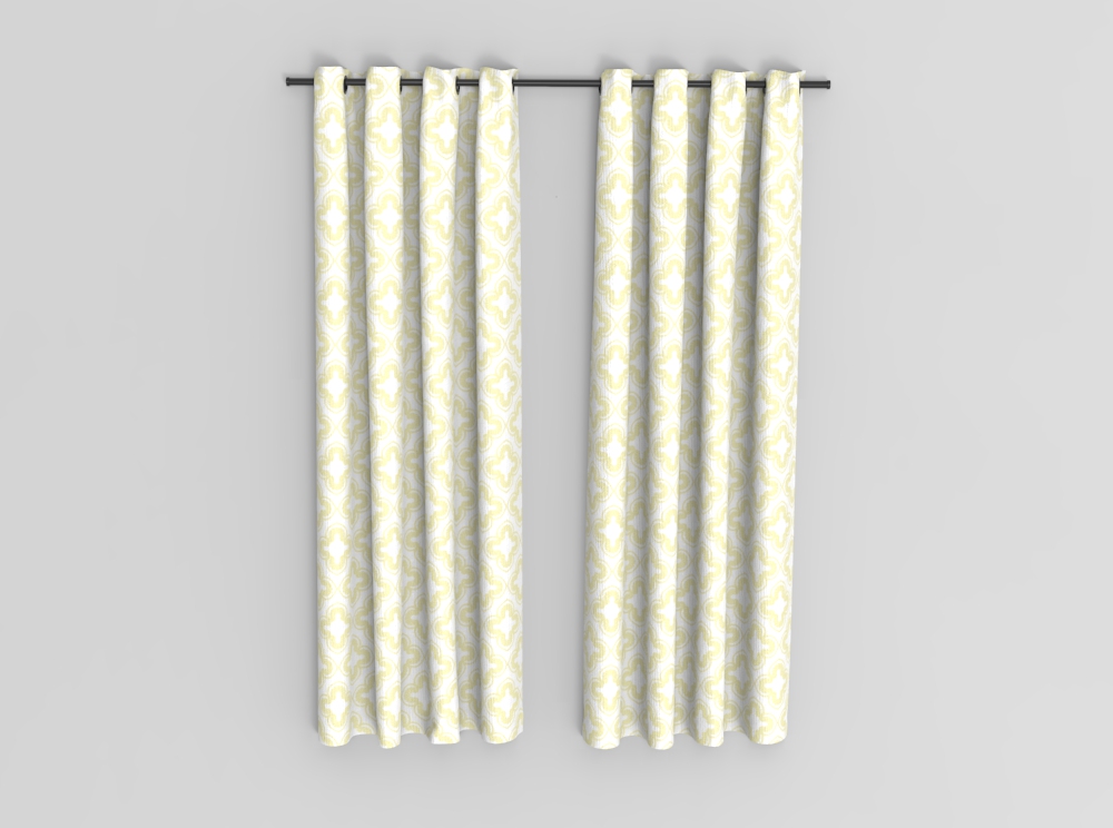 Blackout - permanent schwer entflammbar - Barock-Garten II