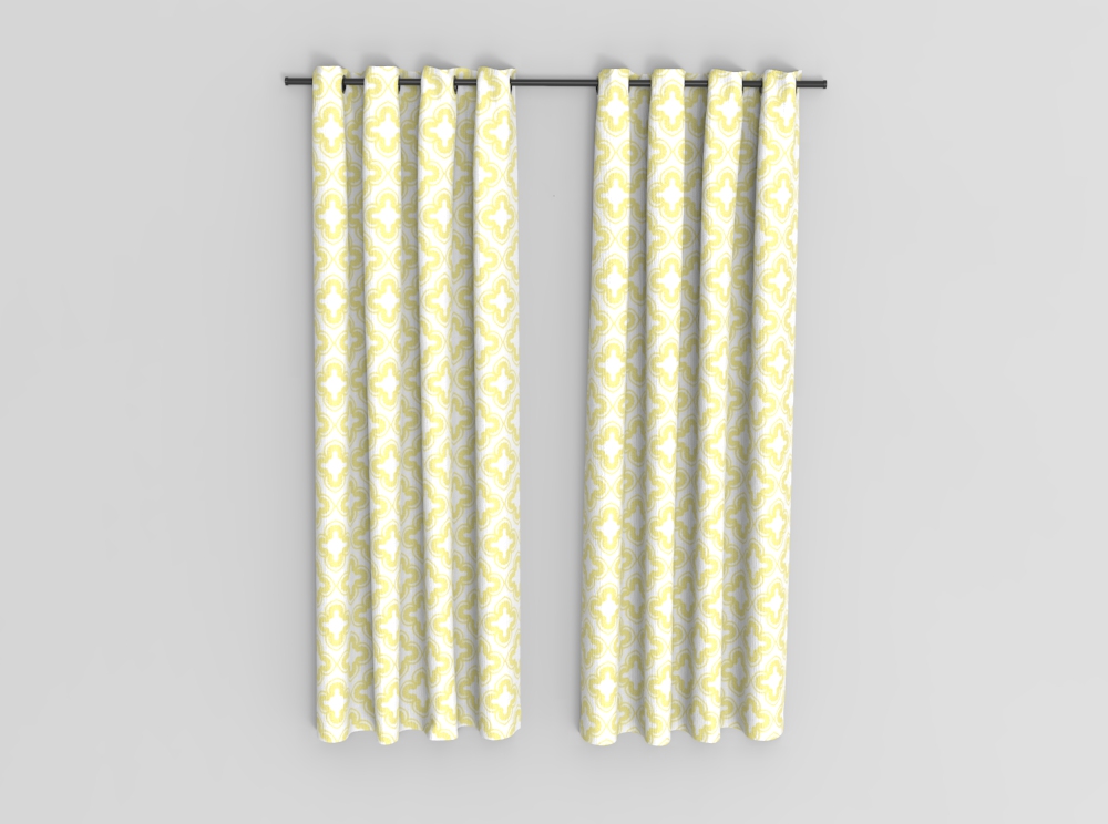 Blackout - permanent schwer entflammbar - Barock-Garten II