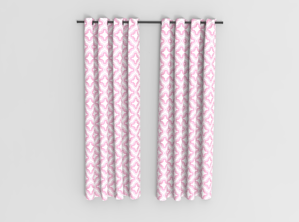 Blackout - permanent schwer entflammbar - Barock-Garten II