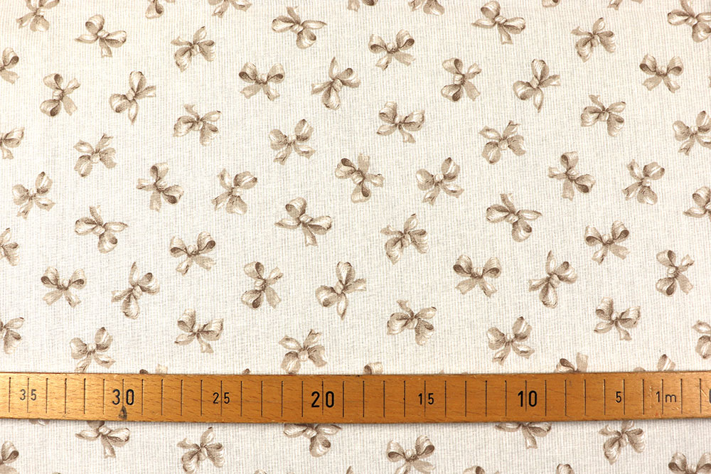 Bettwäsche-Stoff - Süße Schleifen - 295 cm
