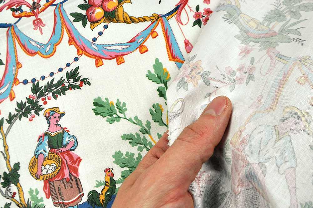 Renforcé-Baumwolle - Toile de Jouy Classique - 280 cm