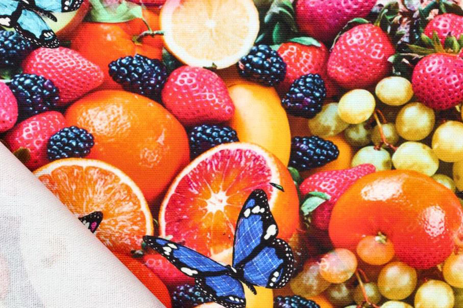 Baumwoll-Canvas Digital - Fruity