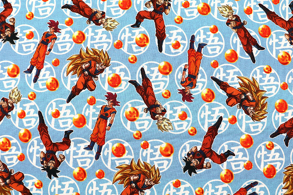 Baumwollstoff Digital - Anime Ball