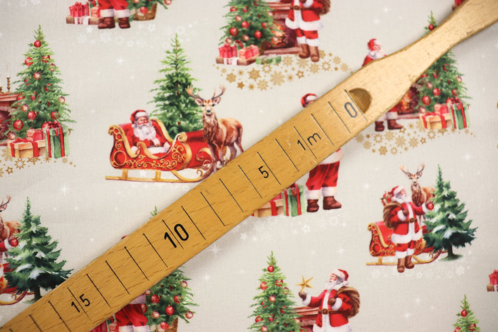 Baumwollstoff - Santa Claus