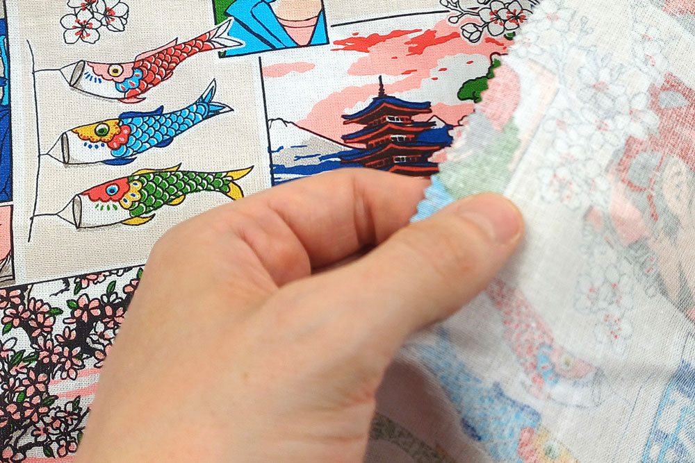 Baumwollstoff Asia - Manga