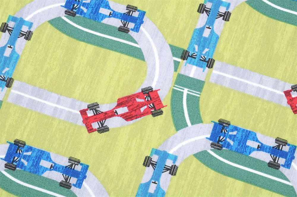 Baumwollstoff - Rennfahrer