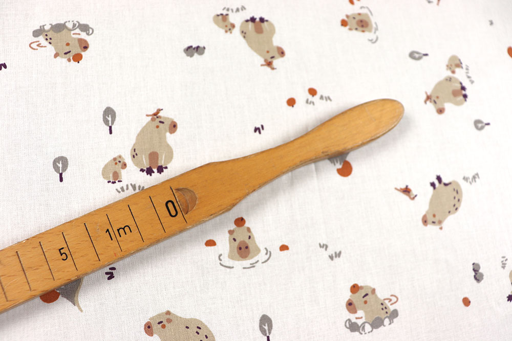 Baumwollstoff - Capybara