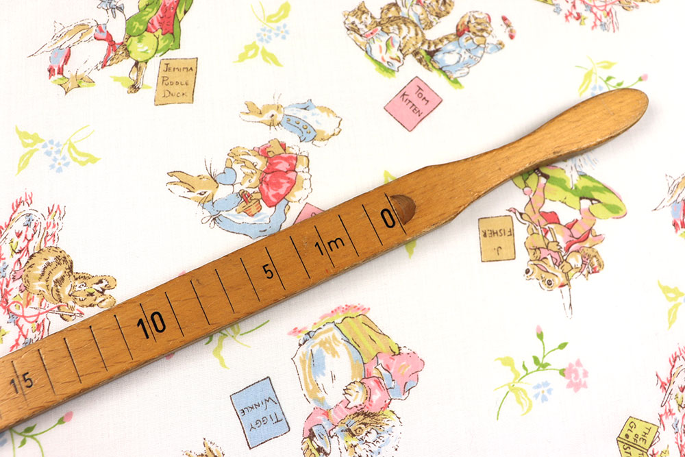 Baumwollstoff - Kinderbuch-Tiere