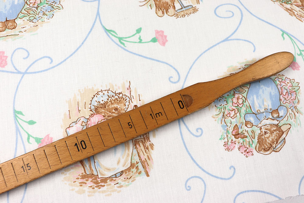 Baumwollstoff - Gans, Hase und Kätzchen