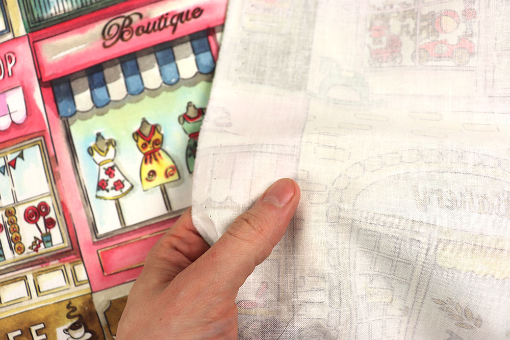 Baumwollstoff Digital - Cosy City - 280 cm