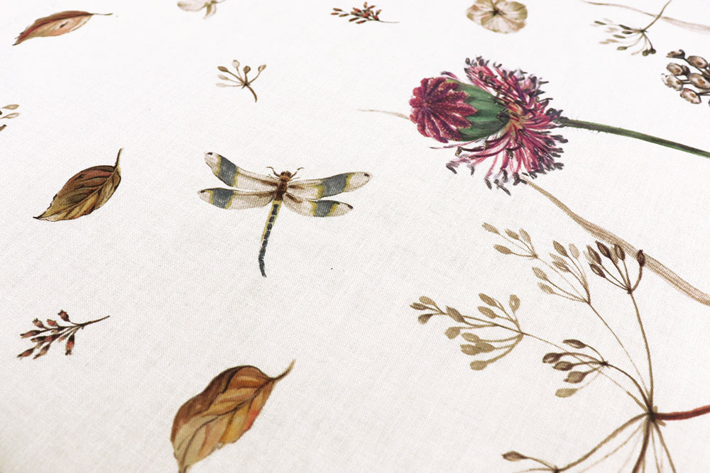 Baumwoll-Dekostoff Digital - Sommerwiese