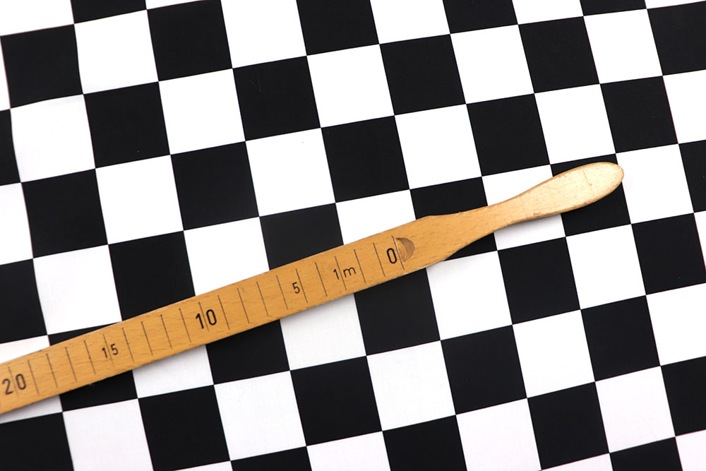 Popeline-Baumwollstoff - Schachbrett