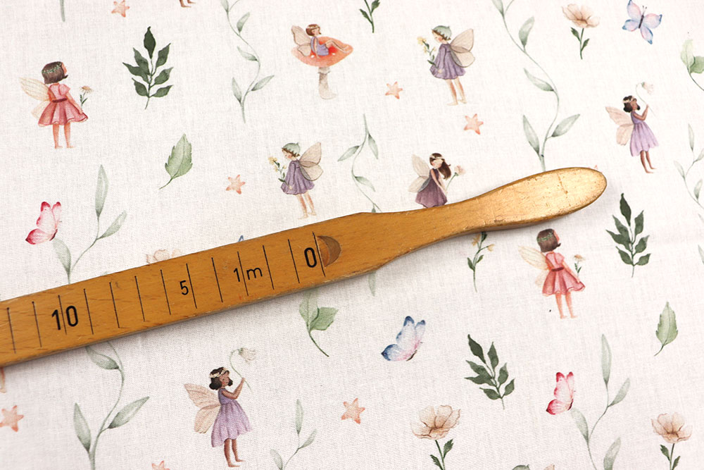 Baumwollstoff - Gartenelfen