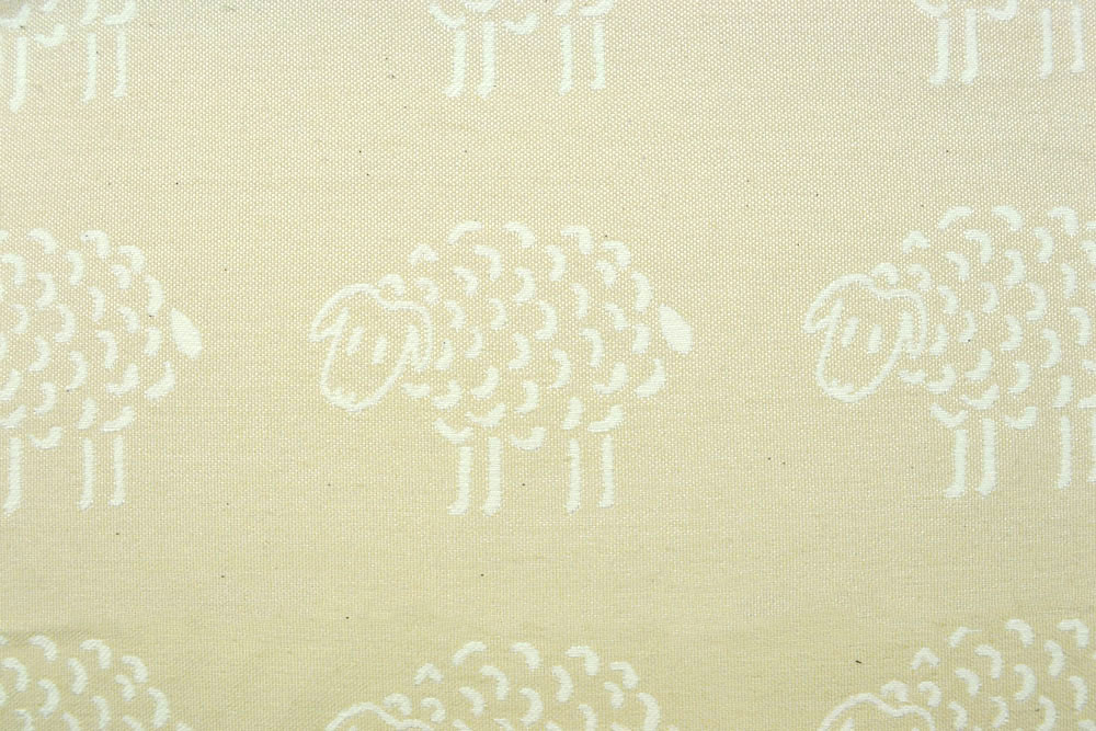 Wende-Jacquard - Kuschelschafe - Creme/Beige