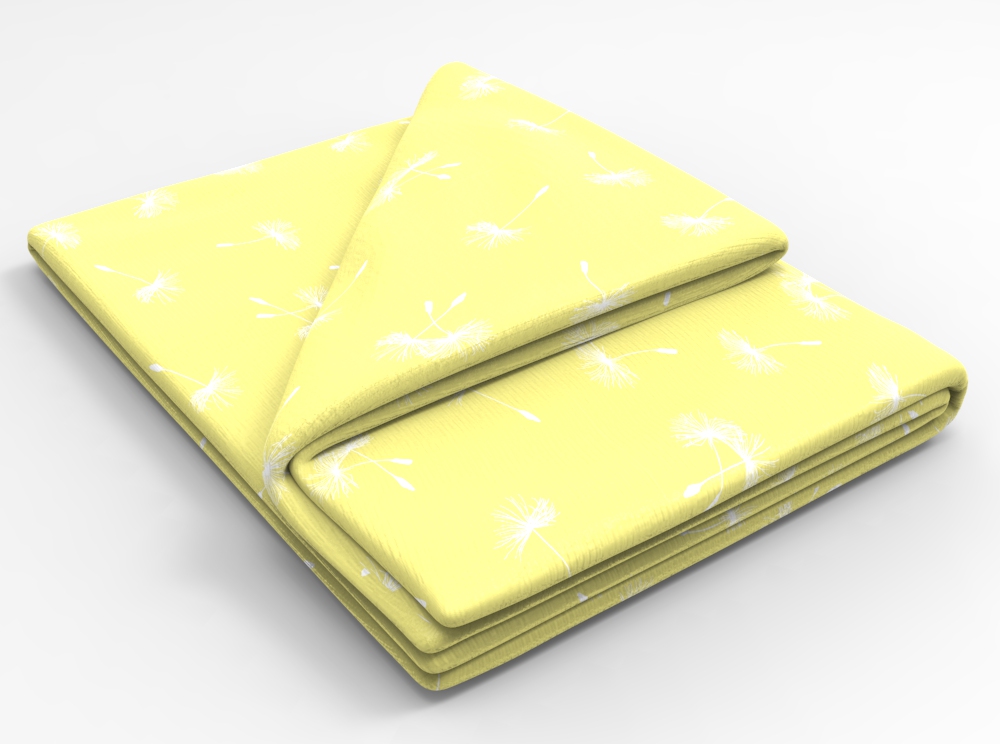 Fleece Stoff - Pusteblume