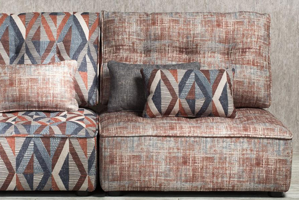 Möbelstoff deluxe - Toledo - Rusty Jeans