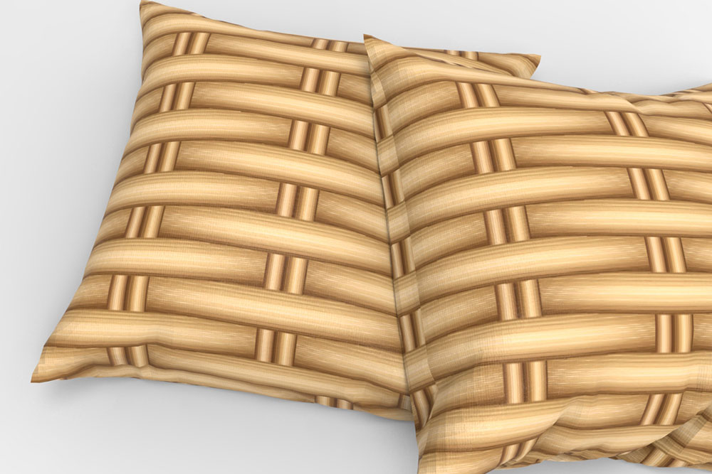 Dekostoff - Riesen-Rattan