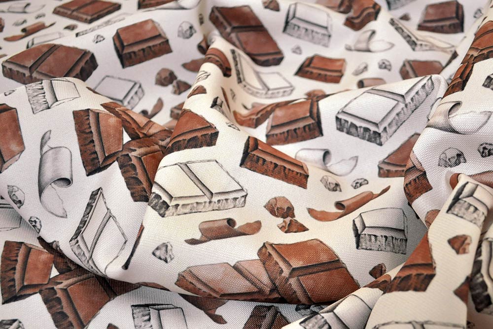 Dekostoff - Schokolade