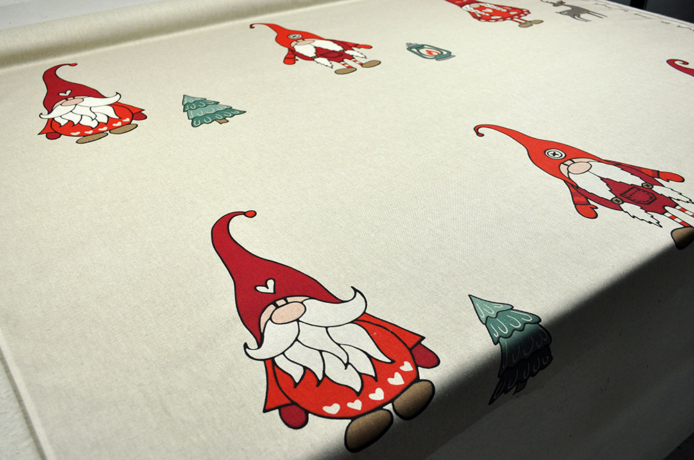 Dekostoff - Leinenoptik - Wichtel