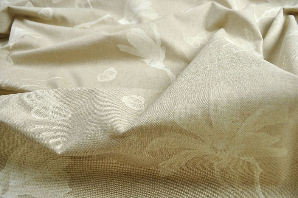 Dekostoff Leinenoptik - Magnolia