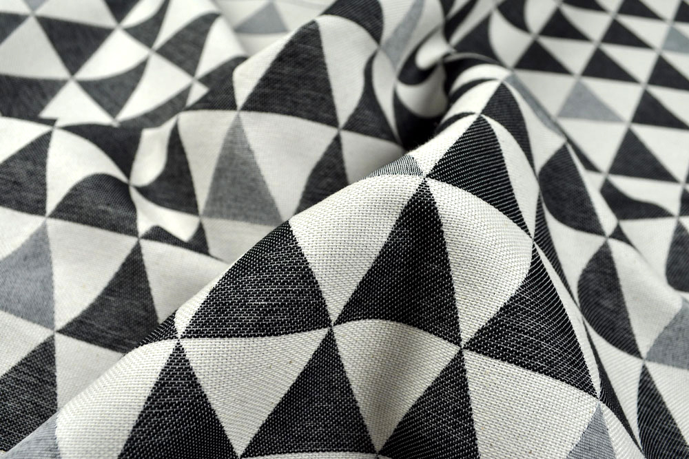 Dekostoff - Triangolo - Schwarz