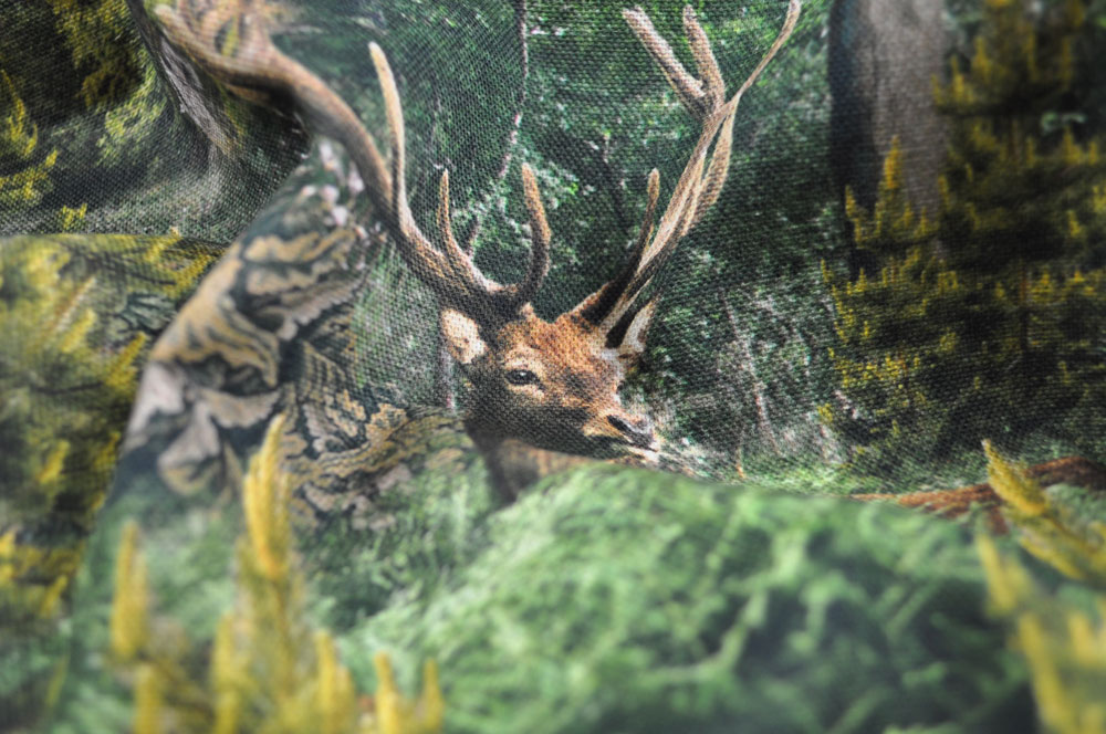 Premium-Dekostoff - Waldlandschaft
