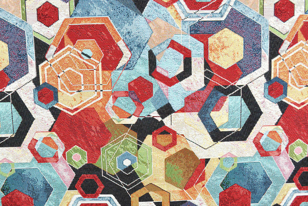 Dekostoff Gobelin - Geometric Art