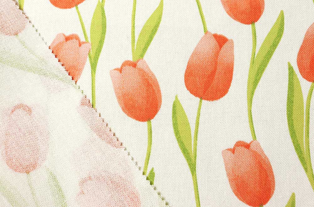 Dekostoff - Tulpen-Traum