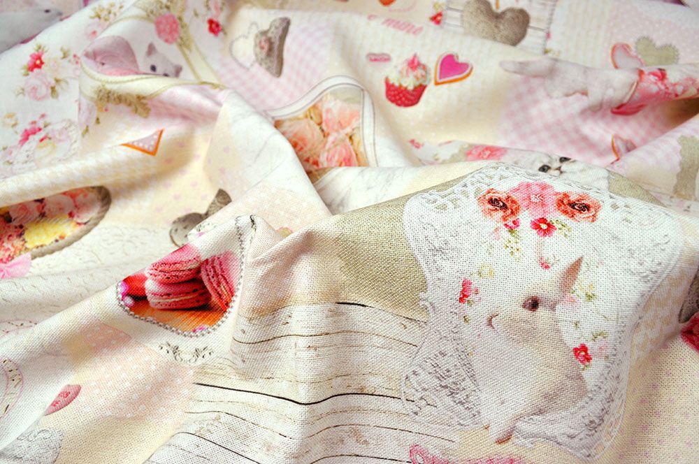 Dekostoff Baumwolle - Sweet Cats