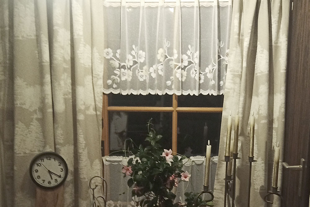 Dekostoff Leinenoptik - Waldlichtung