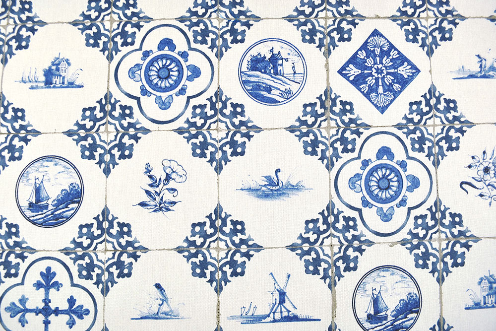 Dekostoff - Dutch Tiles