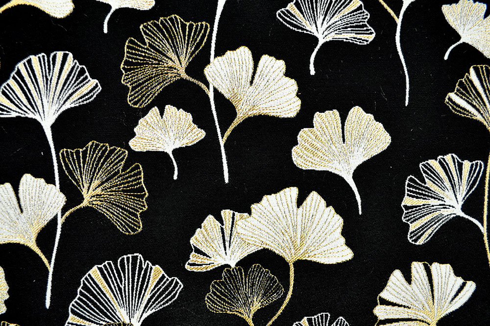 Luxus-Jacquard - Gingko